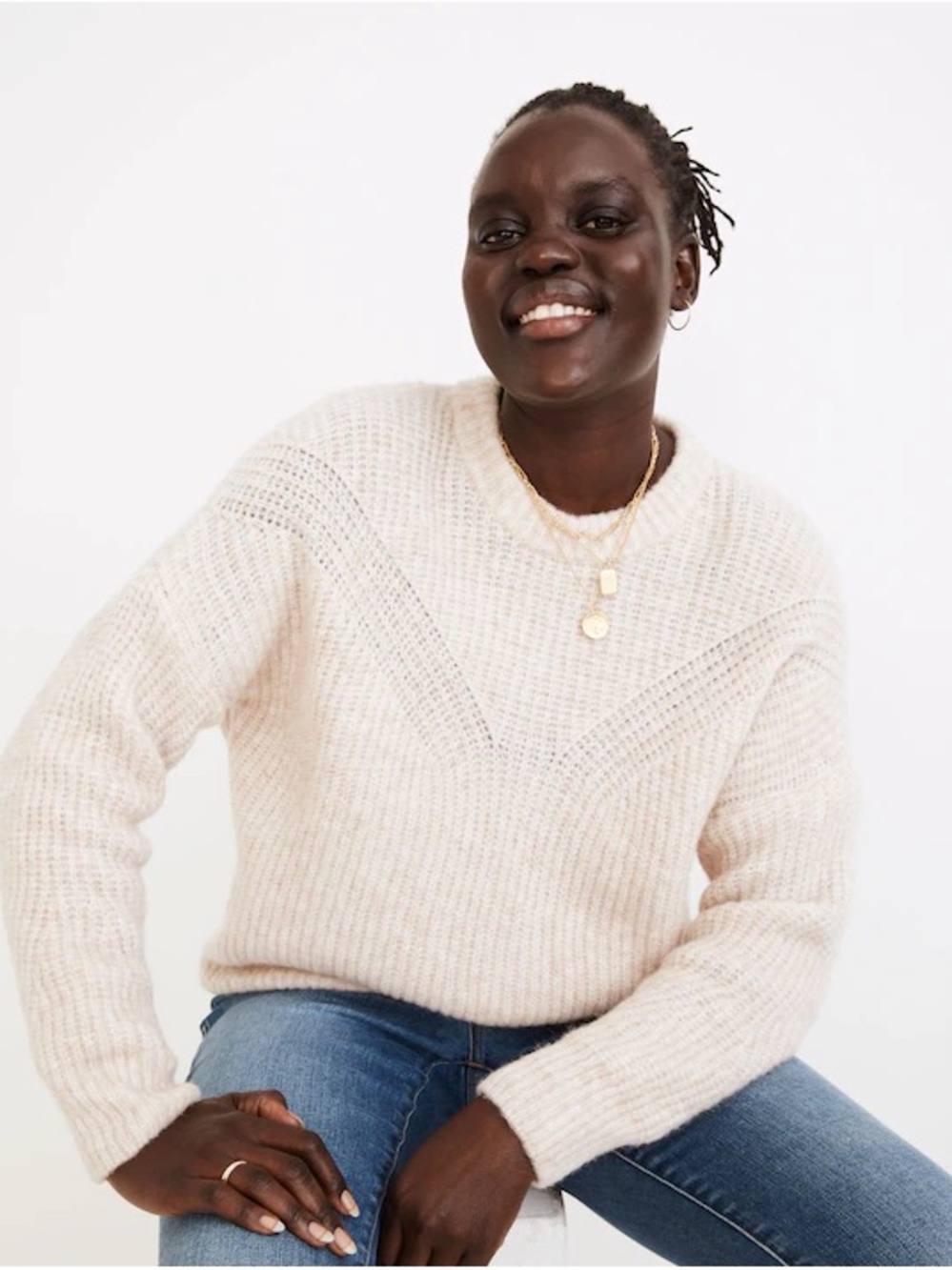 Madewell Belfiore Ribbed Pullover Sweater